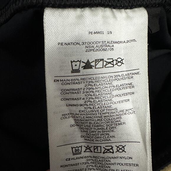 P.E Nation Leggings Womens Small Multicolor Colorblock High Rise Compression - Picture 15 of 15